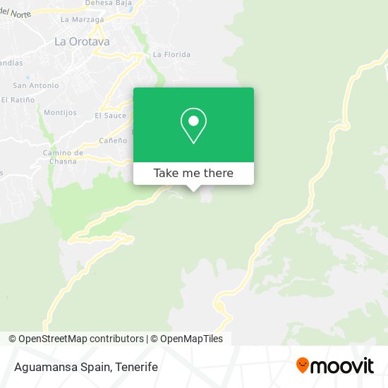 Aguamansa Spain map