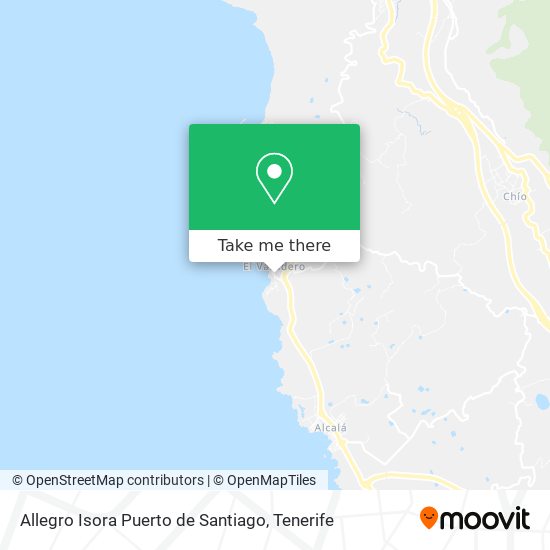 mapa Allegro Isora Puerto de Santiago