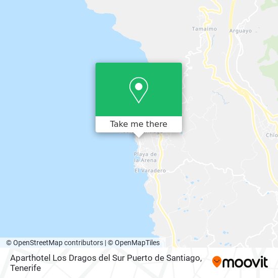 Aparthotel Los Dragos del Sur Puerto de Santiago map