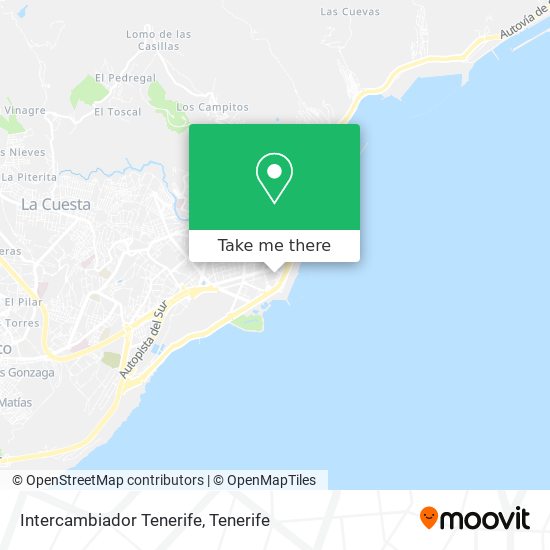 Intercambiador Tenerife map