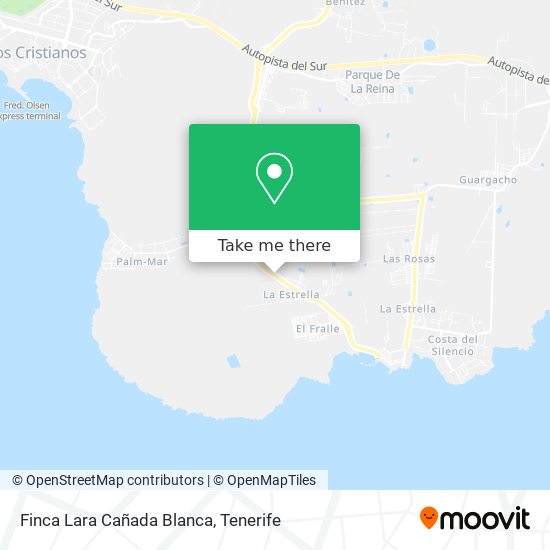 Finca Lara Cañada Blanca map