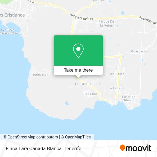 Finca Lara Cañada Blanca map