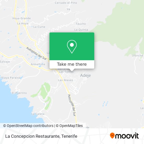 mapa La Concepcion Restaurante