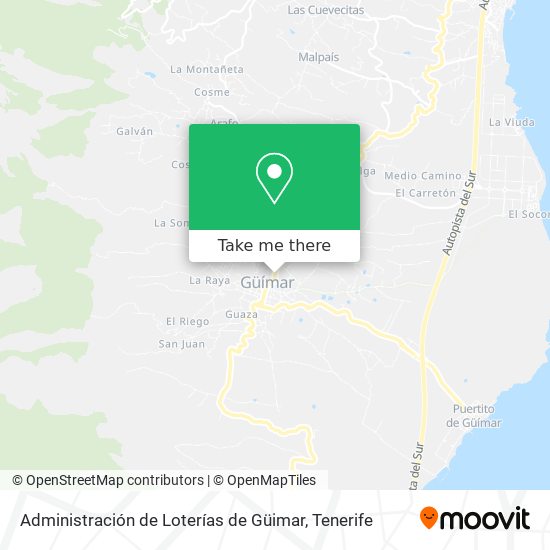 Administración de Loterías de Güimar map