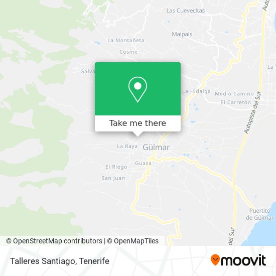 mapa Talleres Santiago