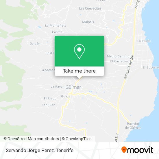 Servando Jorge Perez map