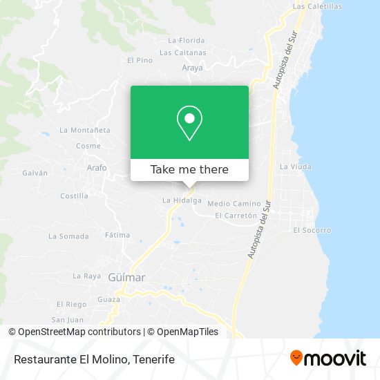 Restaurante El Molino map