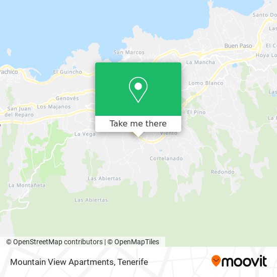 Mountain View Apartments map