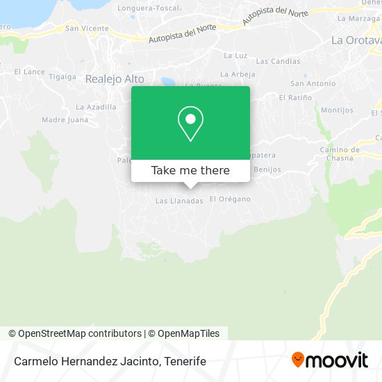 Carmelo Hernandez Jacinto map