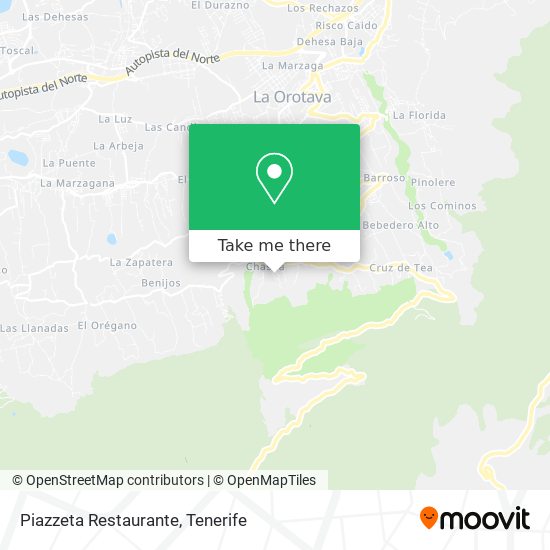Piazzeta Restaurante map