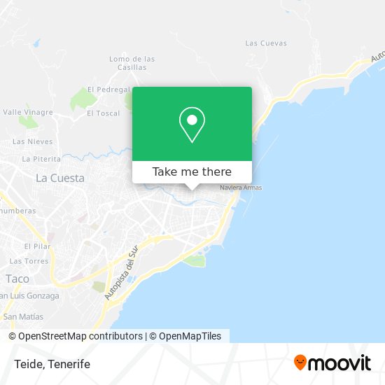 Teide map