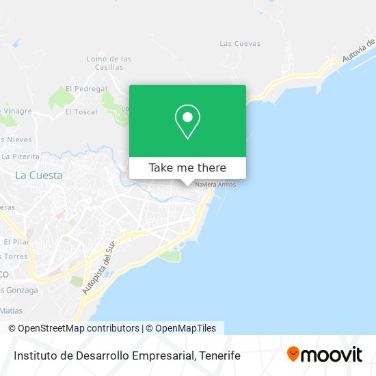 mapa Instituto de Desarrollo Empresarial