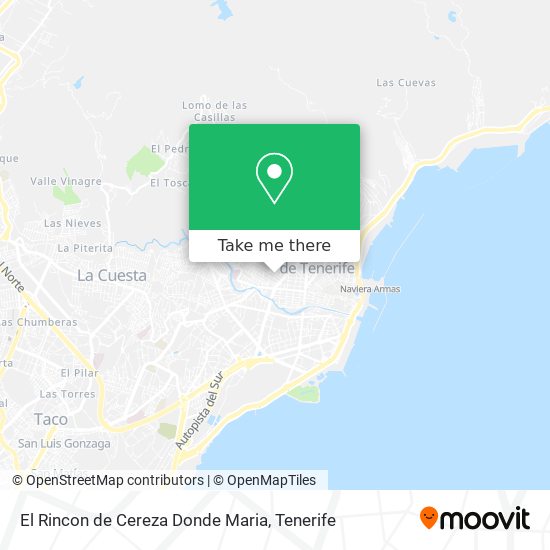 El Rincon de Cereza Donde Maria map