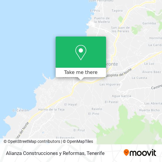 Alianza Construcciones y Reformas map