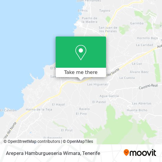 Arepera Hamburgueseria Wimara map