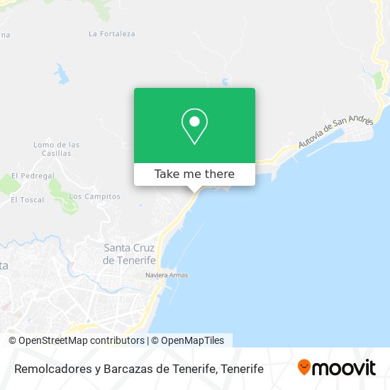 Remolcadores y Barcazas de Tenerife map