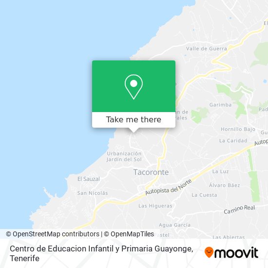 Centro de Educacion Infantil y Primaria Guayonge map