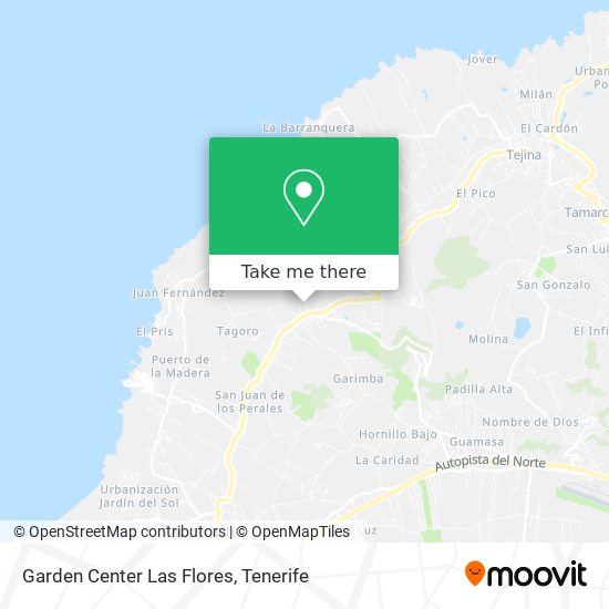 Garden Center Las Flores map