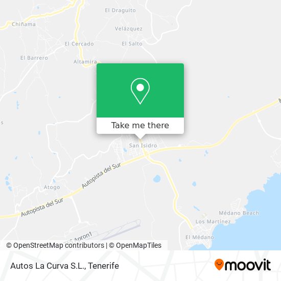 Autos La Curva S.L. map