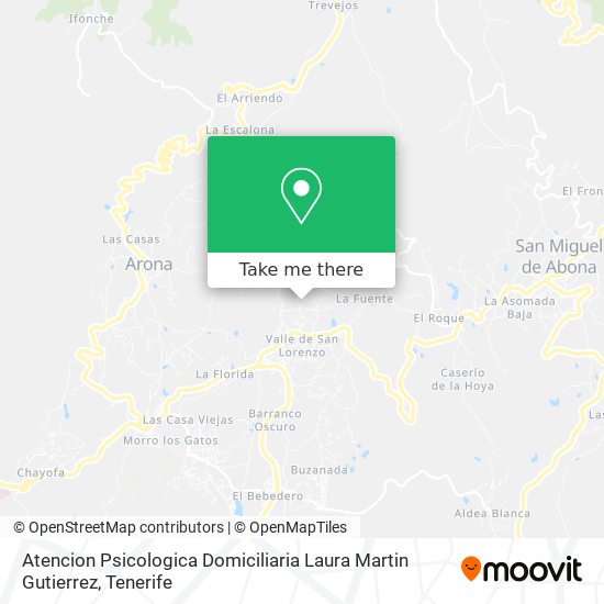 Atencion Psicologica Domiciliaria Laura Martin Gutierrez map