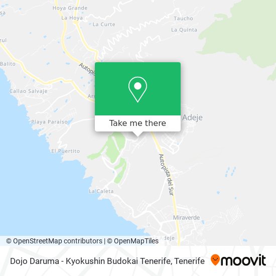 Dojo Daruma - Kyokushin Budokai Tenerife map