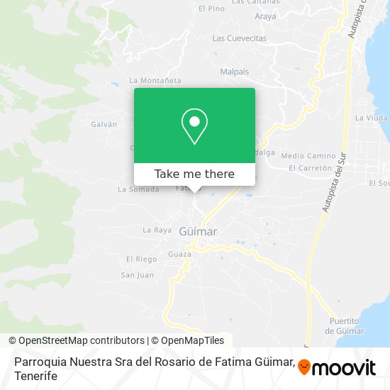 Parroquia Nuestra Sra del Rosario de Fatima Güimar map
