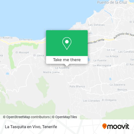 mapa La Tasquita en Vivo