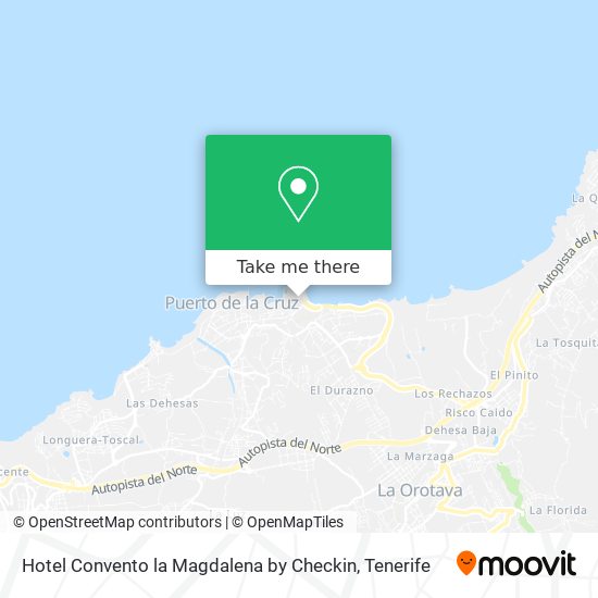 Hotel Convento la Magdalena by Checkin map