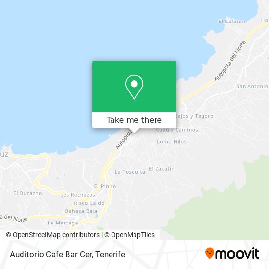 Auditorio Cafe Bar Cer map