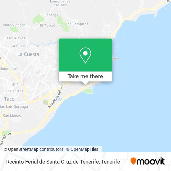 Recinto Ferial de Santa Cruz de Tenerife map