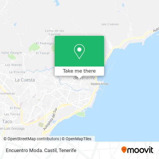 Encuentro Moda. Castil map
