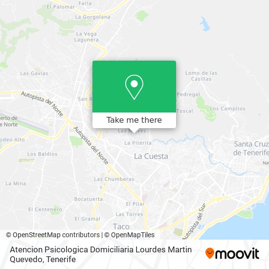 Atencion Psicologica Domiciliaria Lourdes Martin Quevedo map