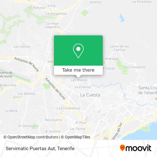 Servimatic Puertas Aut map