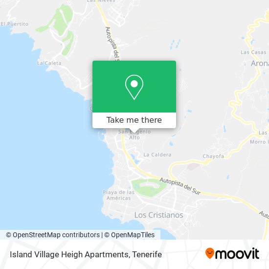 Island Village Heigh Apartments map