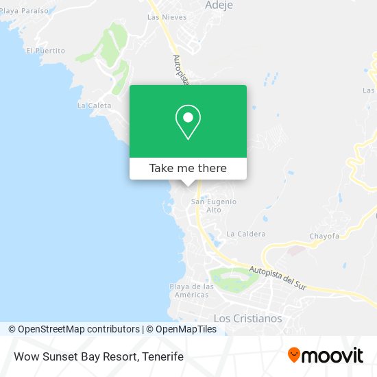 Wow Sunset Bay Resort map