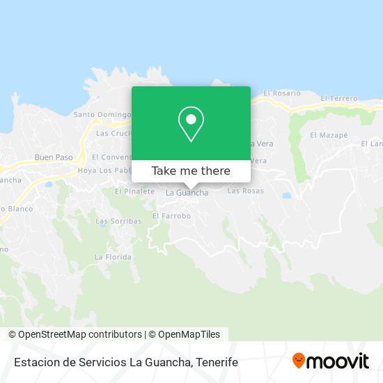 mapa Estacion de Servicios La Guancha