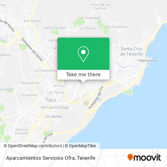 Aparcamientos Servicios Ofra map