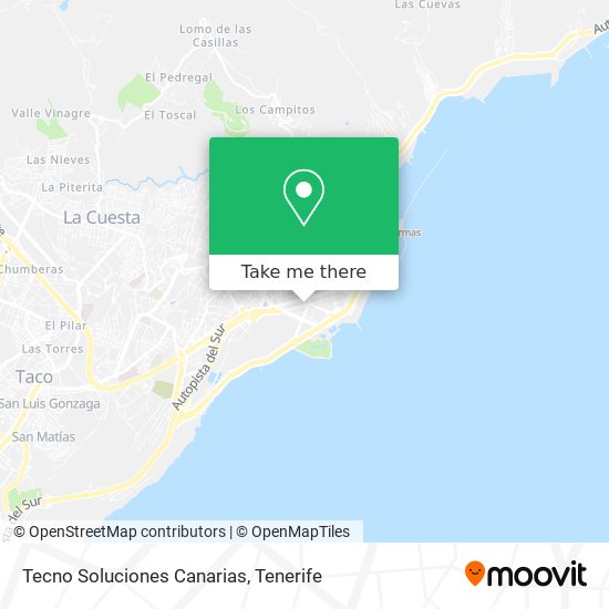 Tecno Soluciones Canarias map