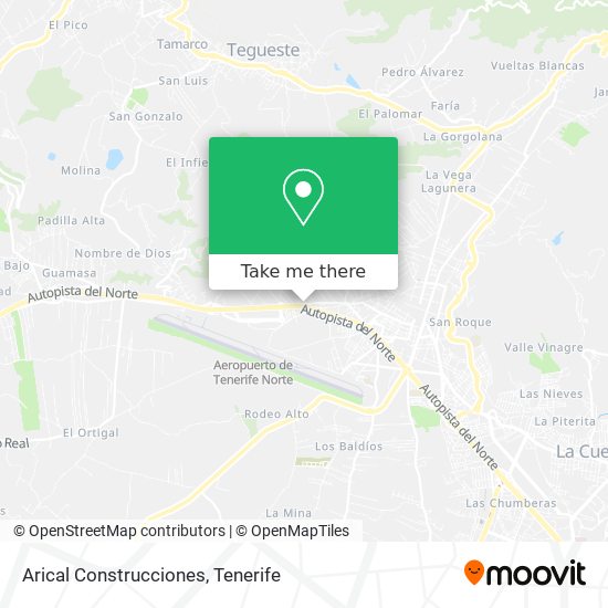 Arical Construcciones map