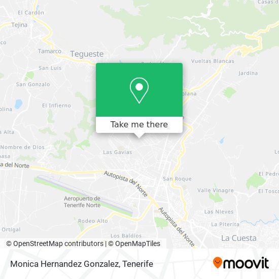 Monica Hernandez Gonzalez map