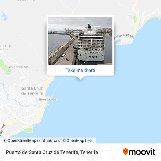 Puerto de Santa Cruz de Tenerife map