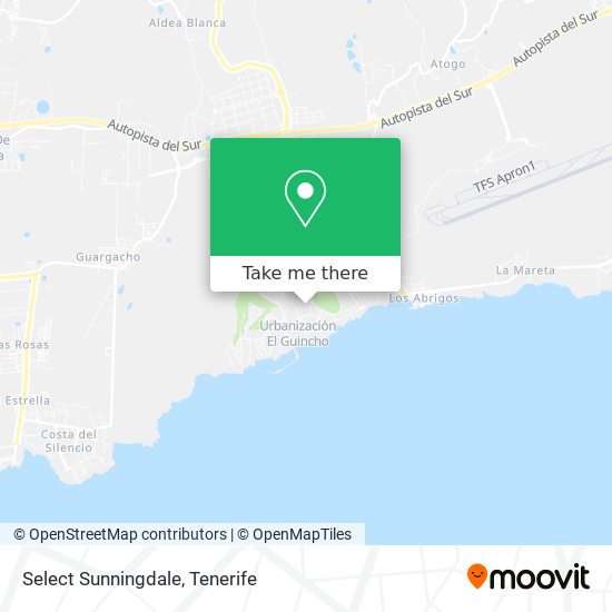 mapa Select Sunningdale