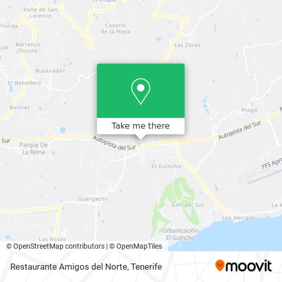 Restaurante Amigos del Norte map