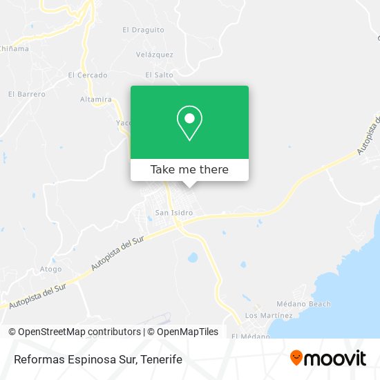 Reformas Espinosa Sur map