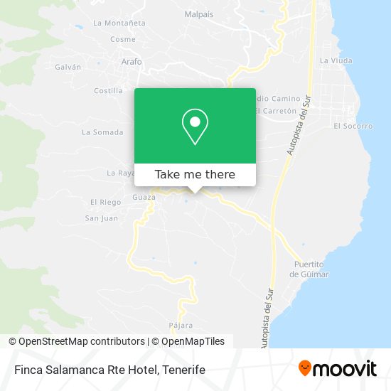 Finca Salamanca Rte Hotel map