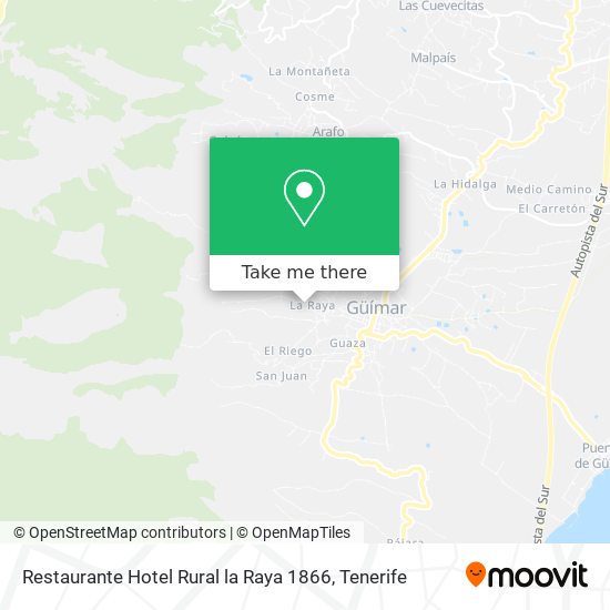 Restaurante Hotel Rural la Raya 1866 map