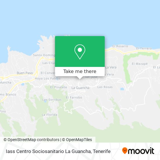 mapa Iass Centro Sociosanitario La Guancha