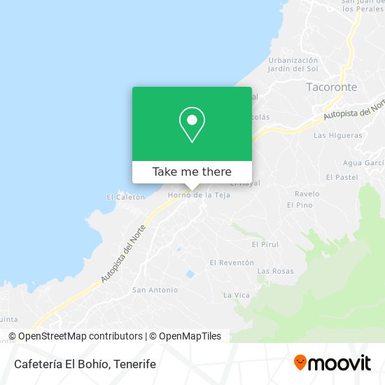 Cafetería El Bohío map
