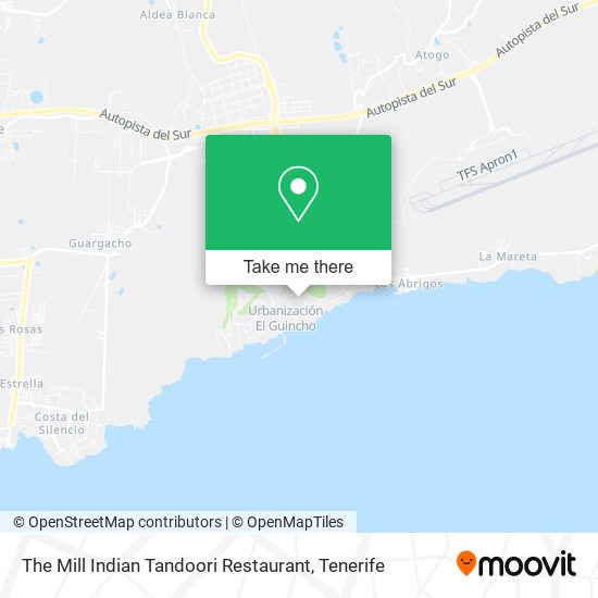 The Mill Indian Tandoori Restaurant map