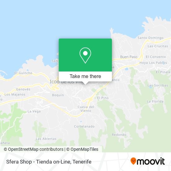 Sfera Shop - Tienda on-Line map